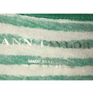 Ann Taylor Tops - Ann Taylor Blouse Size L Short Sleeve Striped Ann Taylor Tops - Ann Taylor Blouse Size L Short Sleeve Striped